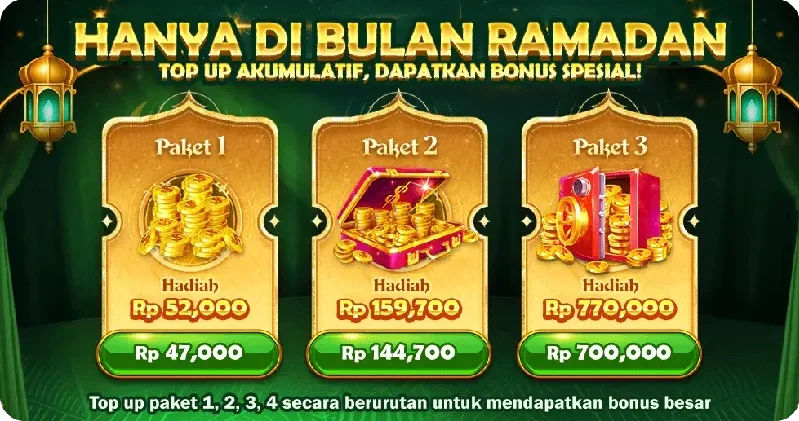 Hanya di Bulan Ramadan: Top Up Akumulatif